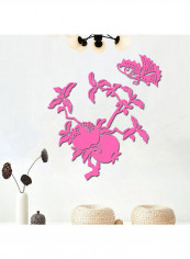 Plant Fruit Pattern Wall Sticker Pink 60x90cm reviews Plant Fruit Pattern Wall Sticker Pink 60x90cm