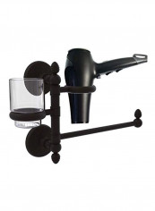 Hair Dryer Holder Black 15x7x9inch