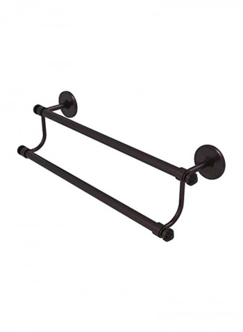 Southbeach Collection Double Towel Bar Black 30inch