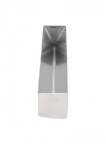 Triangular Mold And Top Silver 11.75x2.25inch