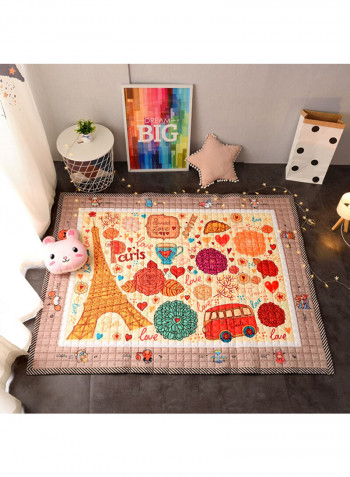 Animated Anti-Skidding Mat Multicolour 145x195centimeter