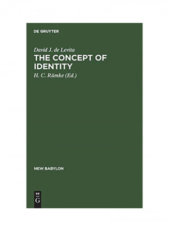 The Concept of Identity Hardcover