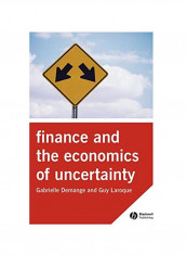 Finance And The Economics Of Uncertainty Hardcover