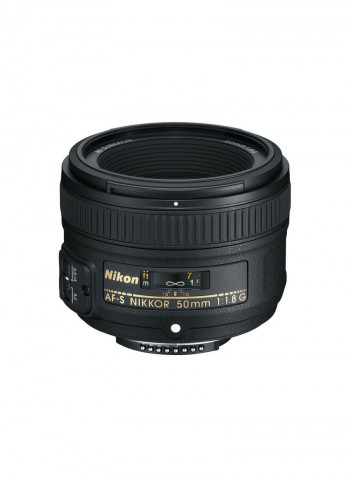 AF-S NIKKOR F/1.8G Lens 50millimeter Black