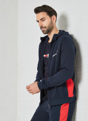 Mixed Panel Hoodie Navy reviews Mixed Panel Hoodie Navy