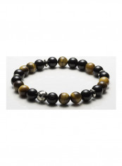 Onyx Tiger Eye Beaded Stylish Bracelet