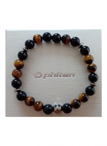 Onyx Tiger Eye Beaded Stylish Bracelet