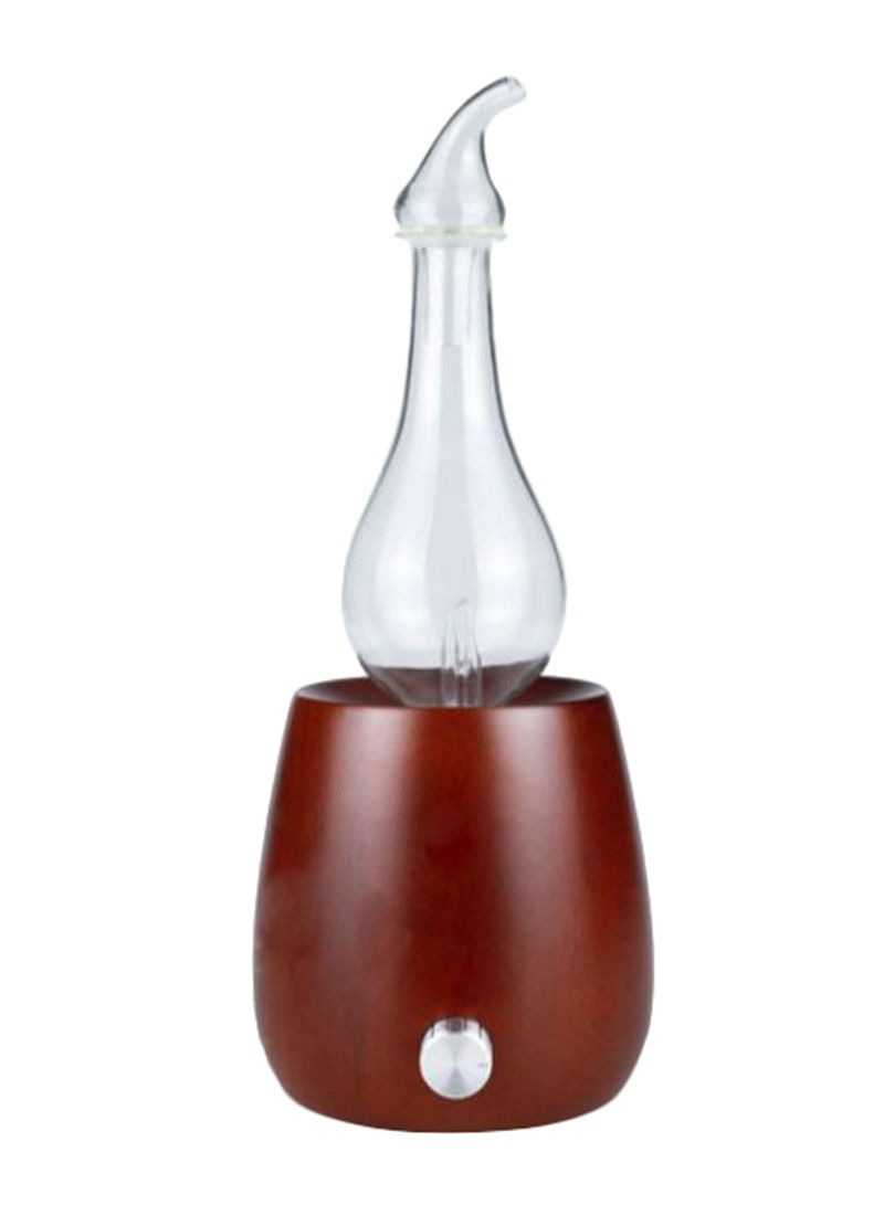 Home Fragrance Machine With Glass Bottle YX27472 Brown/Clear