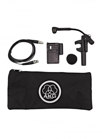 C518M Miniature Clamp-On Condenser Microphone 3064X00010 Matte Black/Grey