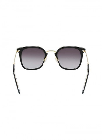 Women's Full Rim Acetate Square Sunglasses - Lens Size: 49 mm