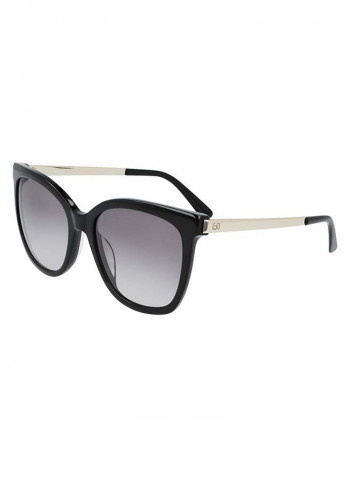 Women's Full Rim Acetate Square Sunglasses - Lens Size: 55 mm