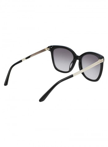 Women's Full Rim Acetate Square Sunglasses - Lens Size: 55 mm