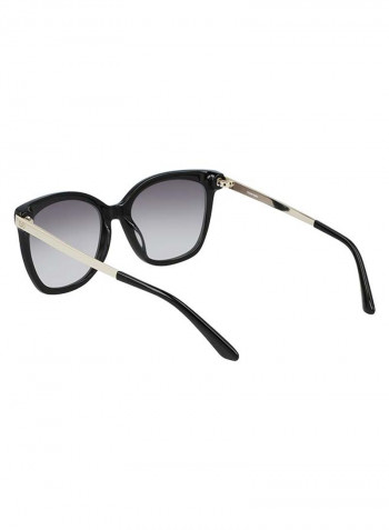 Women's Full Rim Acetate Square Sunglasses - Lens Size: 55 mm