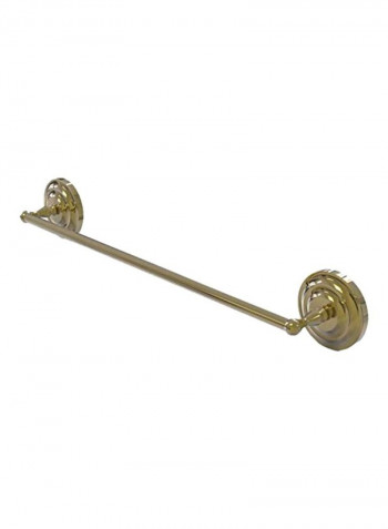 Integrated Hooks Towel Bar Gold 24inch