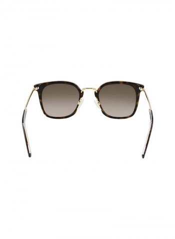 Women's Full Rim Acetate Square Sunglasses - Lens Size: 49 mm