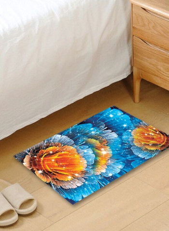Classic Living Room Floral Print Anti-Skidding Rug multicolour 120*160(W*L)cmcm