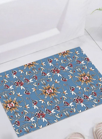 Floral Print Kitchen Room Anti-Skidding Rug multicolour 120*160(W*L)cmcm