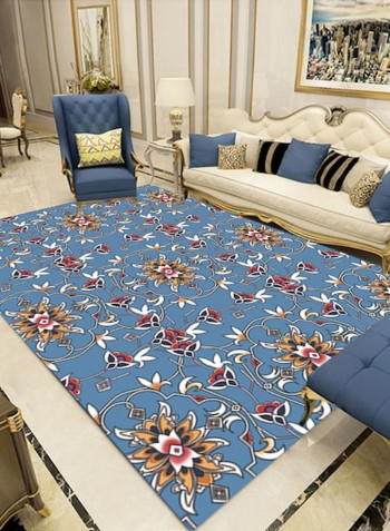 Floral Print Kitchen Room Anti-Skidding Rug multicolour 120*160(W*L)cmcm