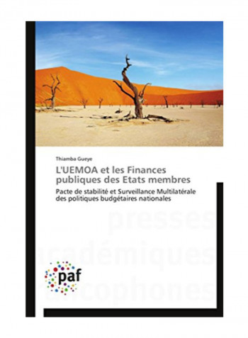 L'Uemoa Et Les Finances Publiques Des Etats Membres Paperback