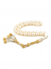 Pearl Prayer Beads With Sterling Silver Components