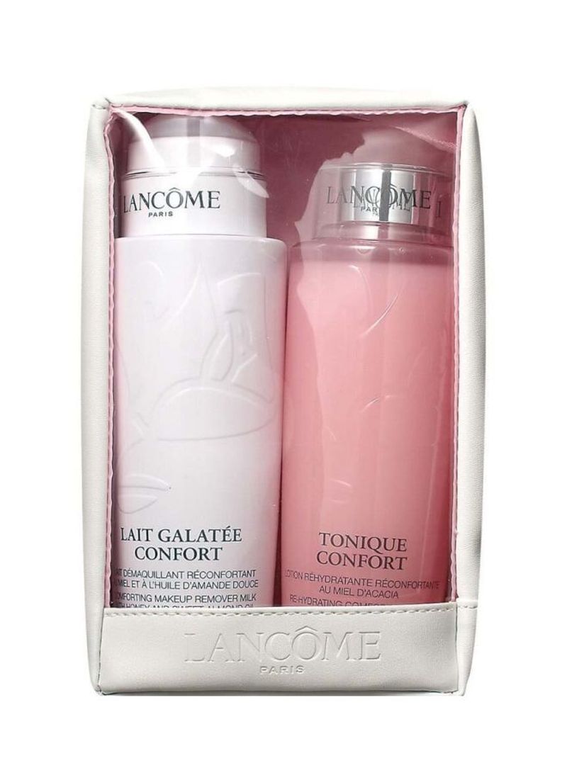 3-Piece Confort Cleansing Duo Makeup Remover Set Clear