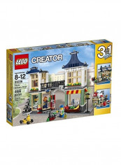 466-Piece Creator Toy and Grocery Shop 3-in-1 Building Set
