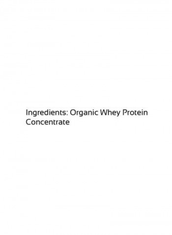 Gluten Free Organic Whey Protein Powder