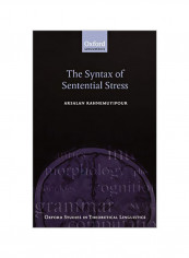 The Syntax Of Sentential Stress Hardcover