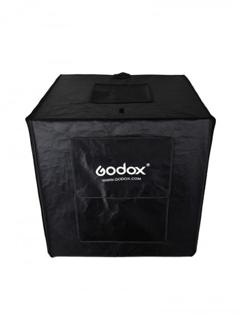 4-Piece Mini Photography Studio Shooting Tent Softbox With LED Light Board Set Black/White