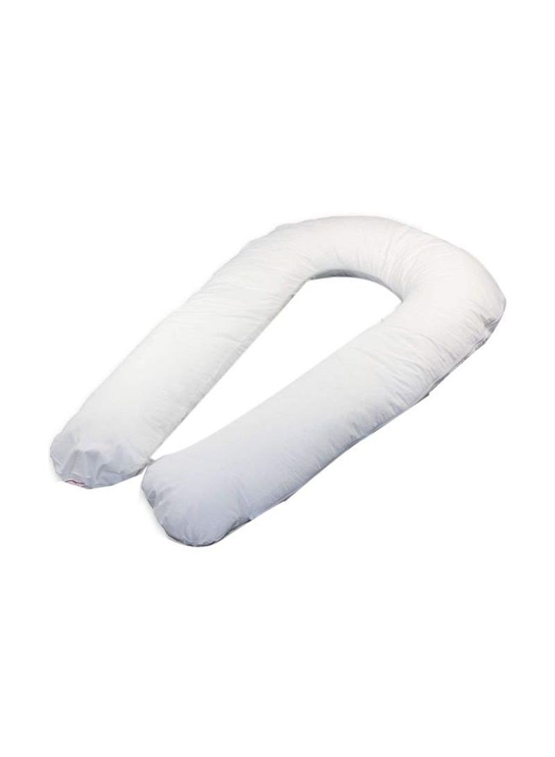 Comfort U Total Body Support Pillow White 60x7x35inch