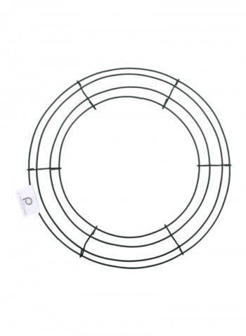 Wire Wreath Frame Green 18x1x18inch