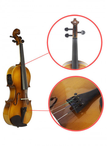 Full Size Acoustic EQ Electric Violin Fiddle Kit