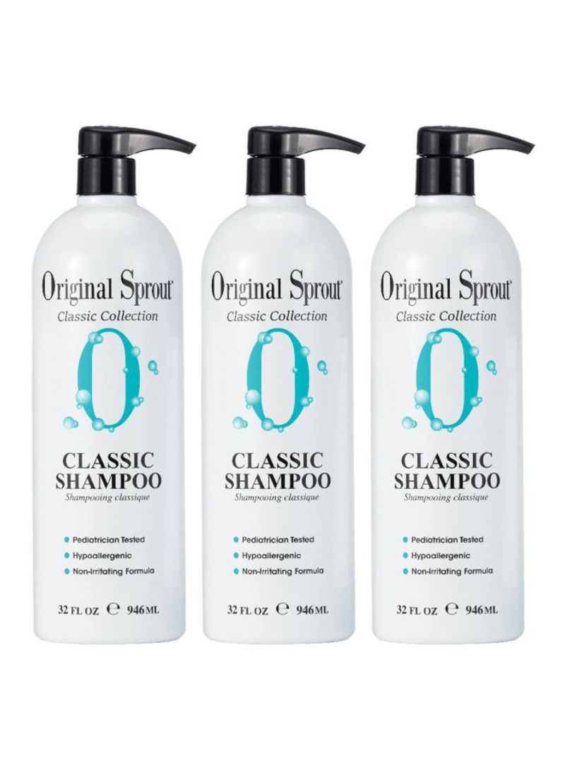 Pack Of 3 Classic Collection Shampoo 946ml