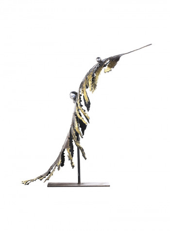 Banana Leaf Modern Sculpture Gold 3418g