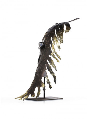 Banana Leaf Modern Sculpture Gold 3418g
