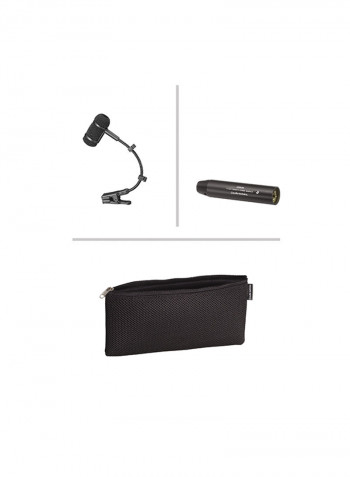 Cardioid Condenser Clip-On Instrument Microphone PRO35 Black