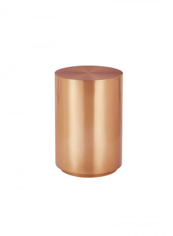 Peyton Round End Table Gold 37x	37x55cm