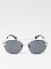 Round Rimless Sunglasses