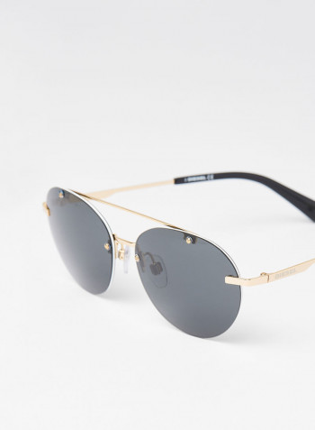 Round Rimless Sunglasses