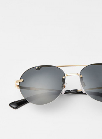 Round Rimless Sunglasses