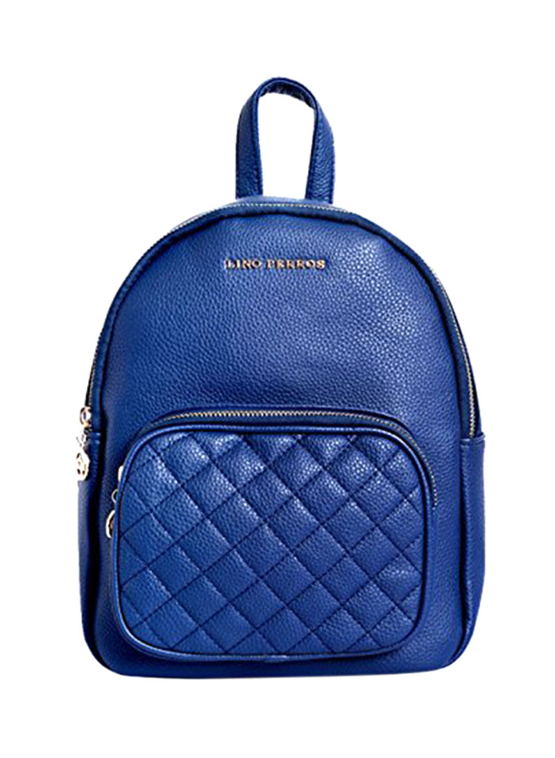 Polyester Blend Handbag LWHB02143BLUE Blue