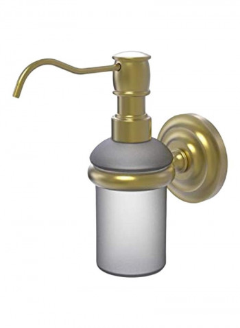 Prestige Que New Collection Wall Mounted Soap Dispenser Gold/White 5ounce
