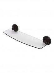 Prestige Regal Collection Glass Shelf Clear/Black 18inch