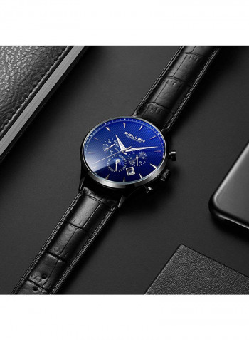 Men's Leather Analog Watch SL1812