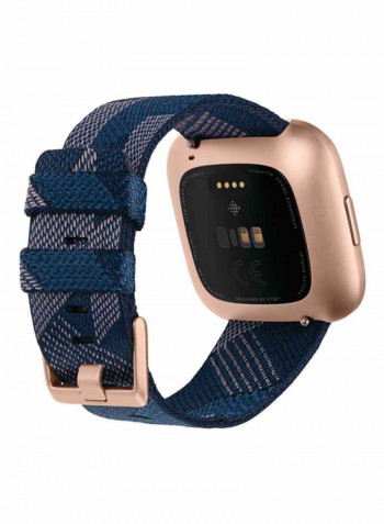 Renewed - Versa 2 Special Edition (NFC) Smartwatch Navy/Pink Aluminum