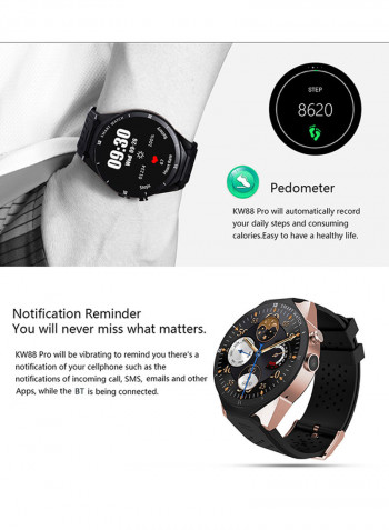 KW88 Pro Smartwatch Red/Black