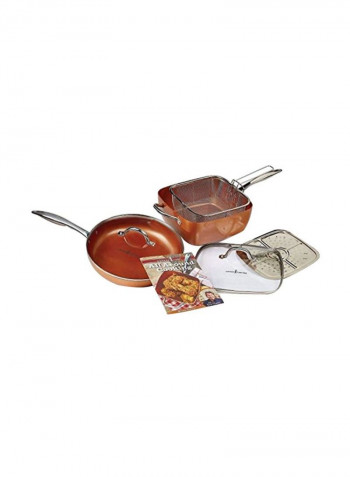 7-Piece Cookware Set Orange