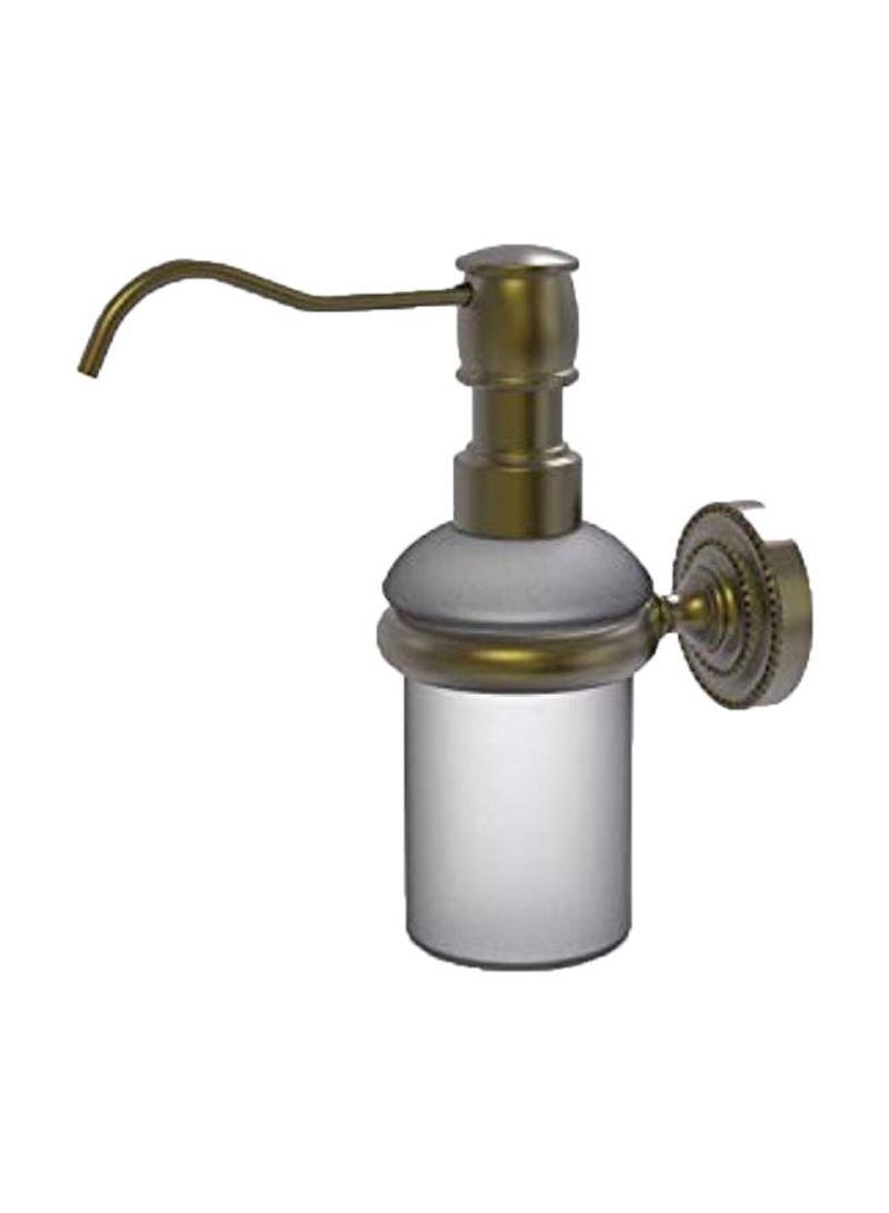 Dottingham Collection Wall Mounted Soap Dispenser Silver 5ounce