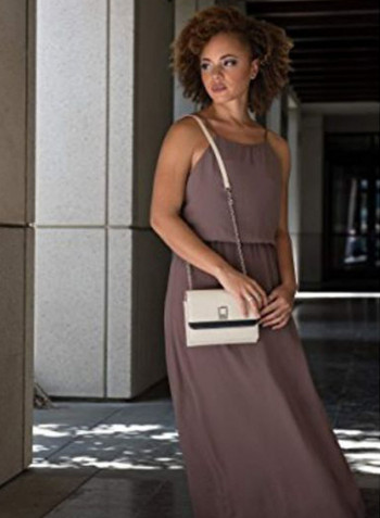 Leather Crossbody Bag Ivory