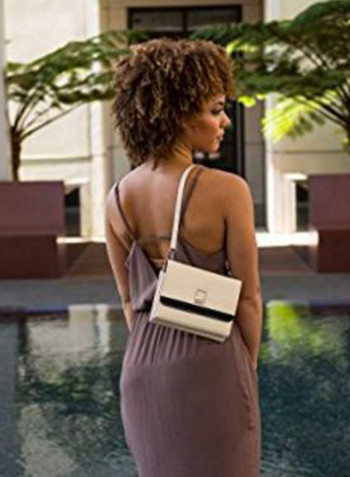 Leather Crossbody Bag Ivory